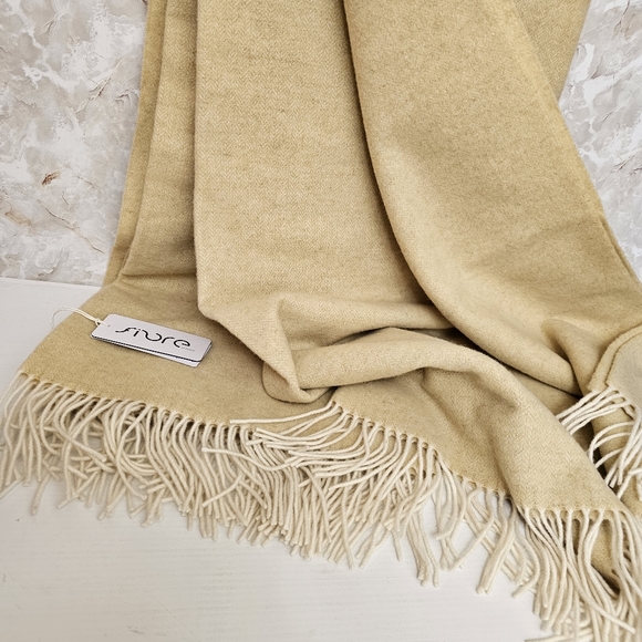 Fibre By Auskin Wool Cashmere 55x71 Throw Blanket - Picture 11 of 11